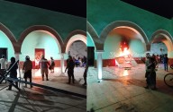 Caos en protesta por la muerte de un joven padre en Tzucacab: toman y queman el Palacio Municipal