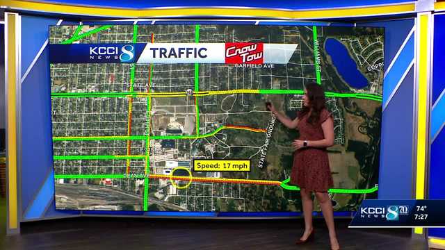 Des Moines Traffic: Friday commute is free of mishaps
