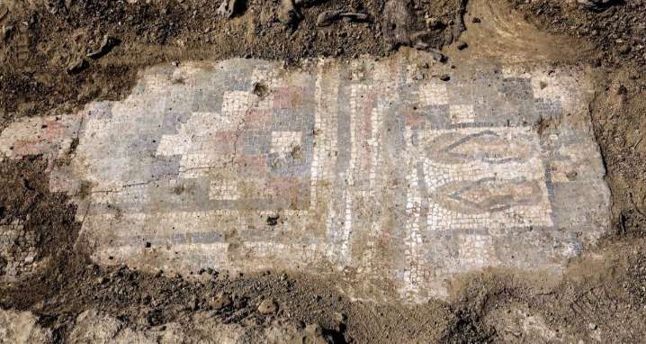 Mosaic Depicting Flip-Flops Found At Roman Villa In Sicily