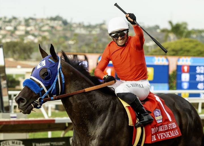 Dr. Venkman ghosts his opponents on the way to Pat O'Brien Stakes win
