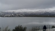 Sorpresiva nevada en San Luis, en plena tormenta de Santa Rosa