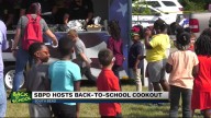 South Bend Police Department held their back-to-school cookout at Southeast Park