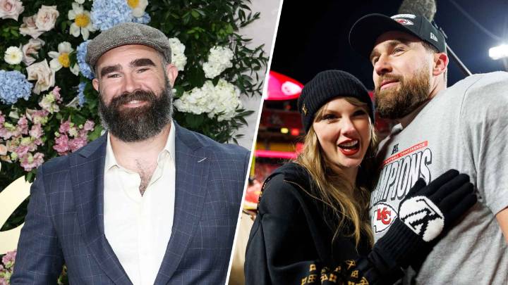 Jason Kelce congratulates Travis Kelce, Taylor Swift after proposal