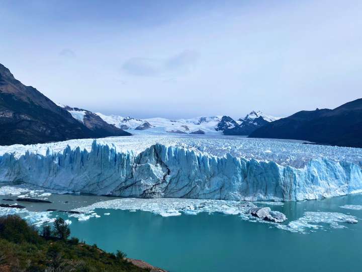 Un retroceso castastrófico del glaciar Perito Moreno está cada vez más cerca
