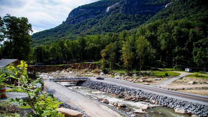 NCDOT shows Chimney Rock recovery progress after…
