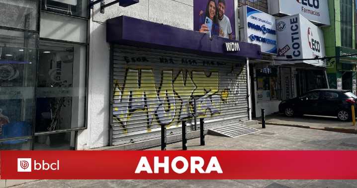 Delincuentes roban caja fuerte y celulares desde sucursal de WOM en Viña del Mar