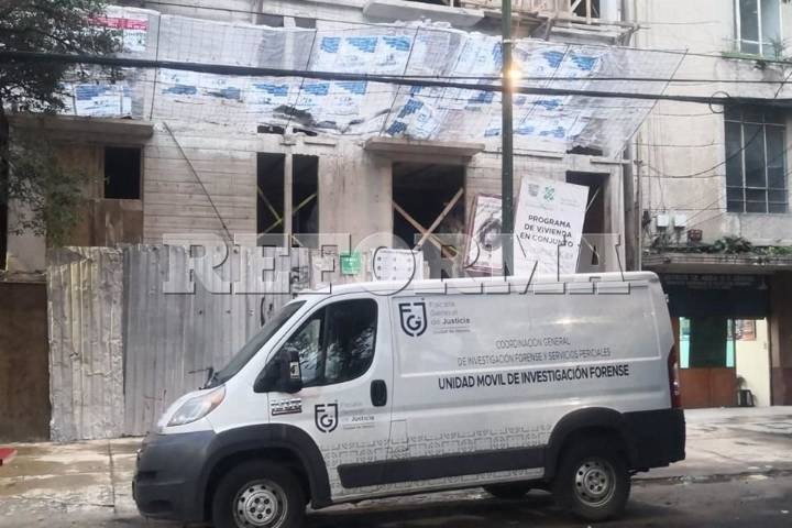 Hallan cadáver de mujer  en obra del Invi en la Narvarte