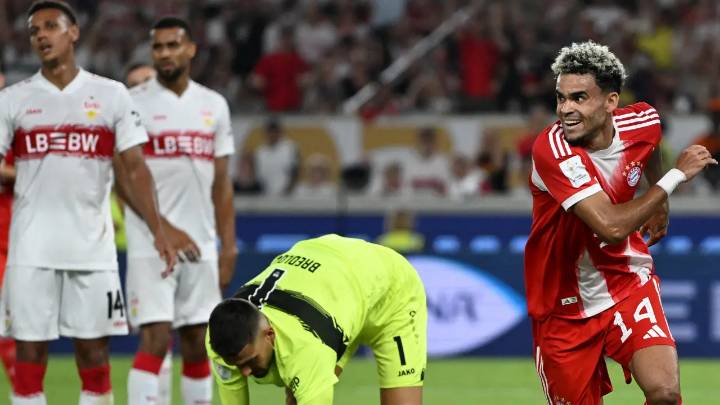 Luis Díaz, campeón con Bayern Múnich de la Supercopa: gol y figura en el 2