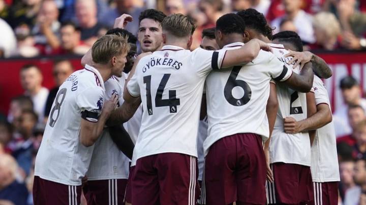 Arsenal vence 1-0 al Manchester United y el Chelsea empata 0-0 con el Palace en la Premier League