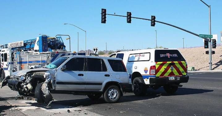 Driver cited and released in Sunday's T-bone-style collision on Highway 95 at Airport Center Drive