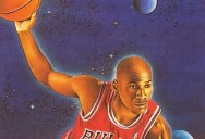 Michael Jordan flying through space before 'Space Jam'?: Sports Card of the Week