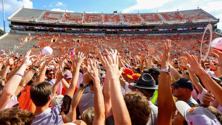 Here's when Clemson football fans can run onto field after home games