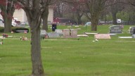 246 bronze vases stolen from headstones at cemetery on Indy's near southeast side; police searching for suspects