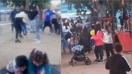 Gresca en la plaza de Rincón durante los festejos por el Mes de las Infancias: siete personas heridas, niños caídos y policías agredidos