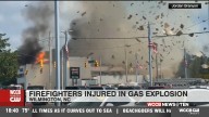 Gas explosion in Wilmington injures three firefighters