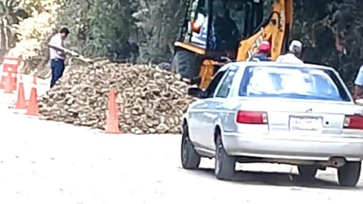Alerta Vial: Carretera Huejutla-Santa Cruz permanecerá cerrada por obras