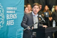 Axel Kicillof se lanza de lleno a la campaña: “Hay que frenarlo a Milei en las urnas”