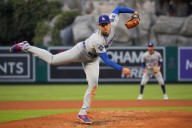Shohei Ohtani fans Trout with 101 mph fastball and triples, but the star can't stop Dodgers' skid