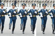 Asisten Putin y Kim Jong-un al gran desfile militar de China