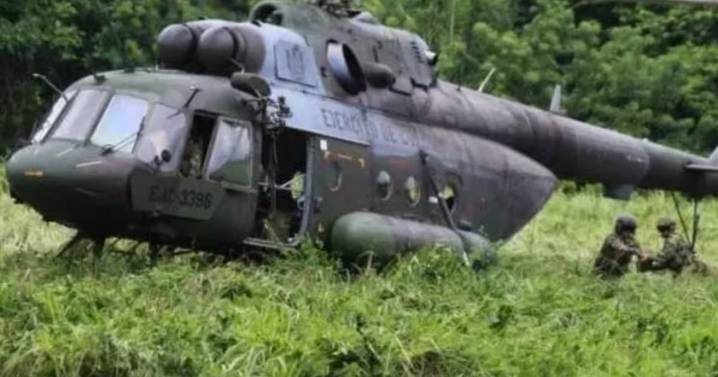 Mueren ocho policías por el derribo de un helicóptero con un dron en el noroeste de Colombia