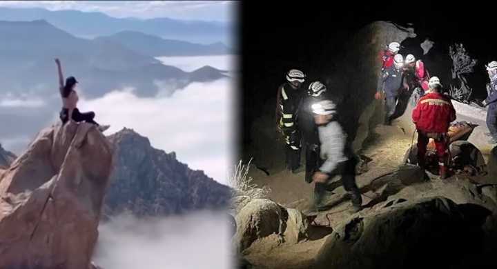 Viaje mortal en Trujillo: captan últimos minutos de la joven que cayó junto a su perro del cerro Chiputur
