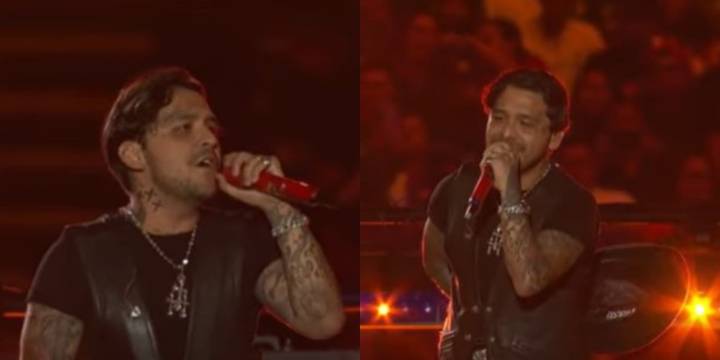 Christian Nodal recibe gritos de “Cazzu” en evento Supernova Strikers en CDMX