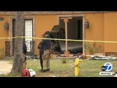73-year-old woman killed, another injured when car slams into Downey home; DUI suspect arrested