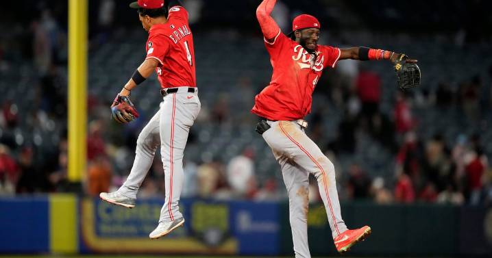 Greene has 12 Ks, Marte hits a HR and drives in 2 as Reds beat Angels 6