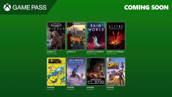 Game Pass Adds Assassin's Creed Mirage, Rain World and More