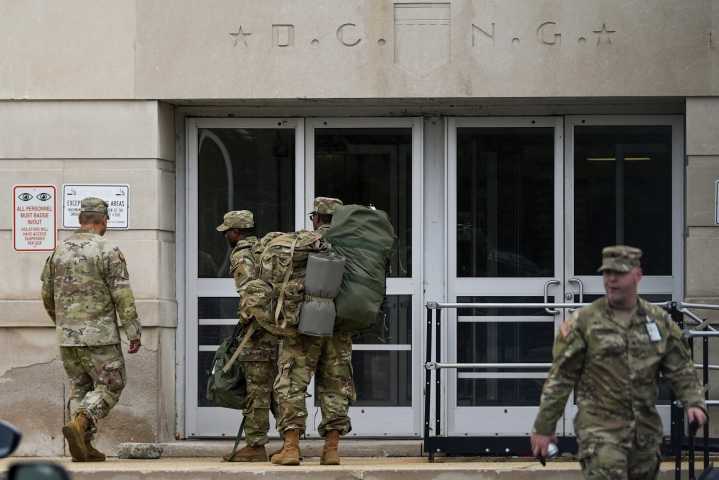 National Guard members report to DC Armory under Trump’s emergency declaration