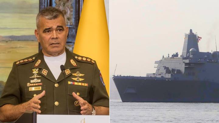 "Le digo Estados Unidos que no se atreva a poner una mano en Venezuela": el desafiante mensaje del ministro de Defensa de Maduro sobre el despliegue militar en el mar Caribe