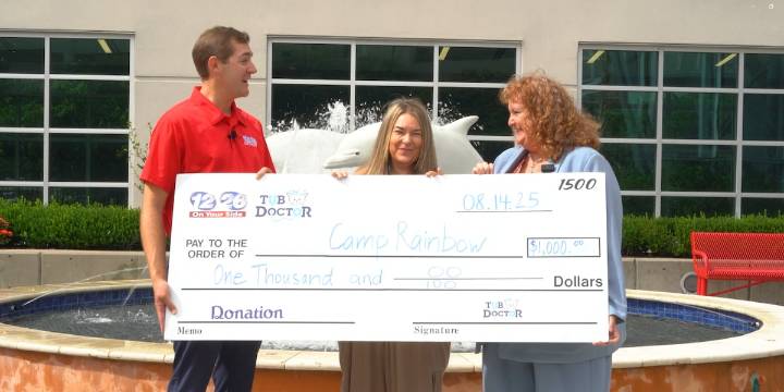 3-Degree Guarantee: Camp Rainbow gets $1,000