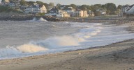 Hurricane Erin's waves swell high on Massachusetts beaches as storm remains offshore