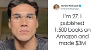 27YO Entrepreneur Uses AI To Publish Books, Makes $3M And People Are Mad