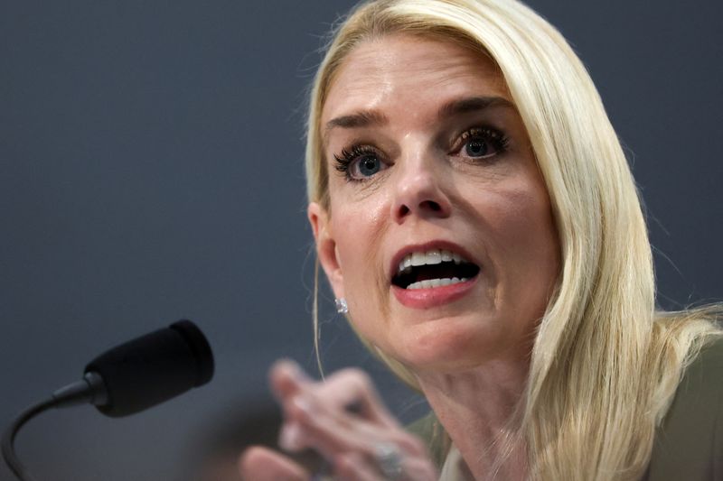Bondi fires Justice Department employee for gesturing at National Guard