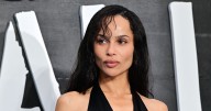 Zoë Kravitz's 'Caught Stealing' Premiere Dress Is Slit Up to Her Waist
