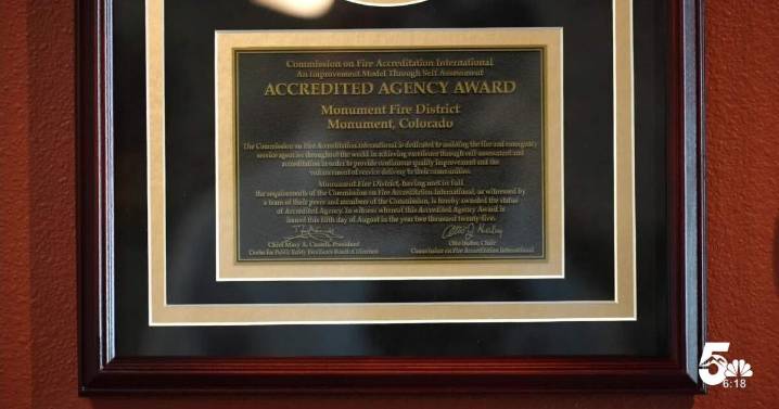 Endorsement of firefighting excellence: Monument Fire District