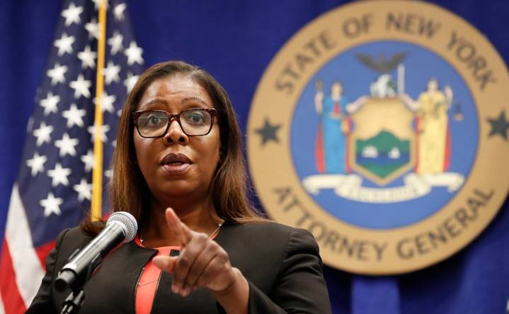 Departamento de Justicia cita a fiscal  de NY por demanda a Trump; "estamos listos", dice defensa de Letitia James