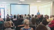Parents voice fears over school funding cuts at Grove City meeting