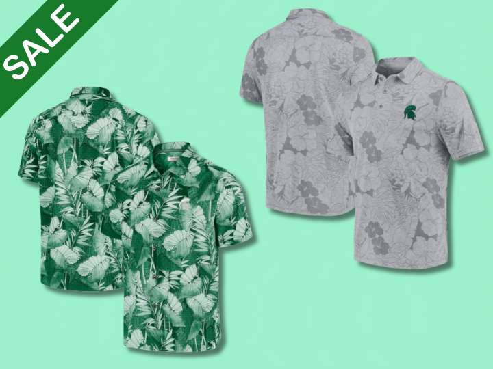 Michigan State fans can save big on Tommy Bahama Spartans gear before summer ends