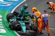 Lance Stroll gives wrist update after Dutch FP2 crash, Kimi Antonelli and Alex Albon explain offs