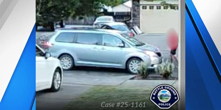 Police searching for occupants of minivan involved in ‘suspicious’ incident in Battle Ground