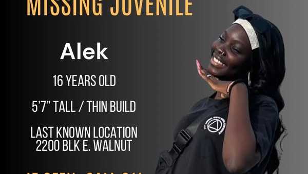 16-year-old girl reported missing in Des Moines