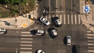 Police in pursuit of stolen car suspect in Los Angeles