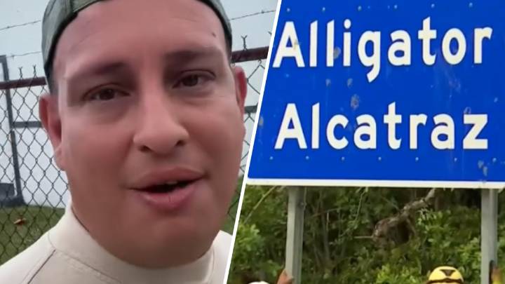 Venezuelan influencer Luis Frio faints in Alligator Alcatraz