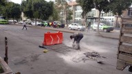 Avanzan trabajos de bacheo “Por Buen Camino” en el Centro Histórico