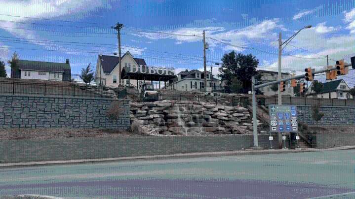 DuBois waterfall structure temporarily closed due to concerns