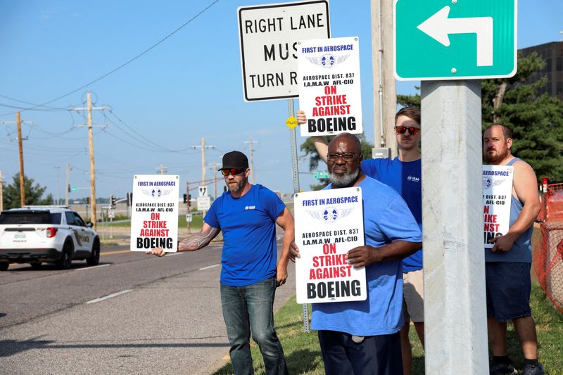 Boeing Defense workers hold out for better deal, keeping fighter jet production idle