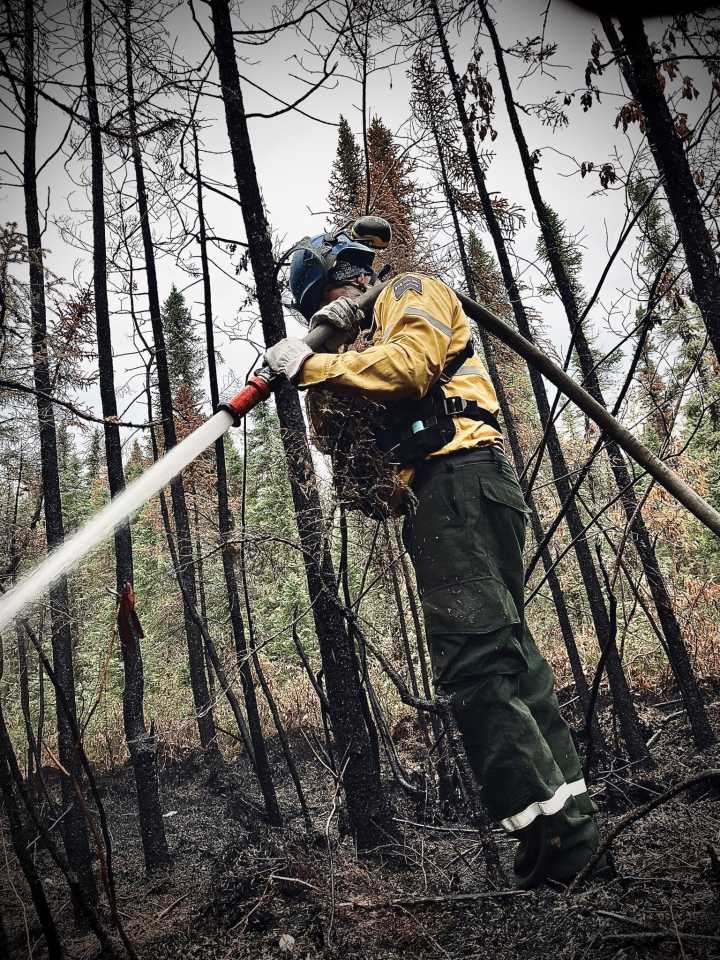 Rain helps limit fire’s spread in Prince Albert National Park
