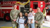 West Point Garrison honors 10-year-old girl who saved her baby sister's life after she started choking